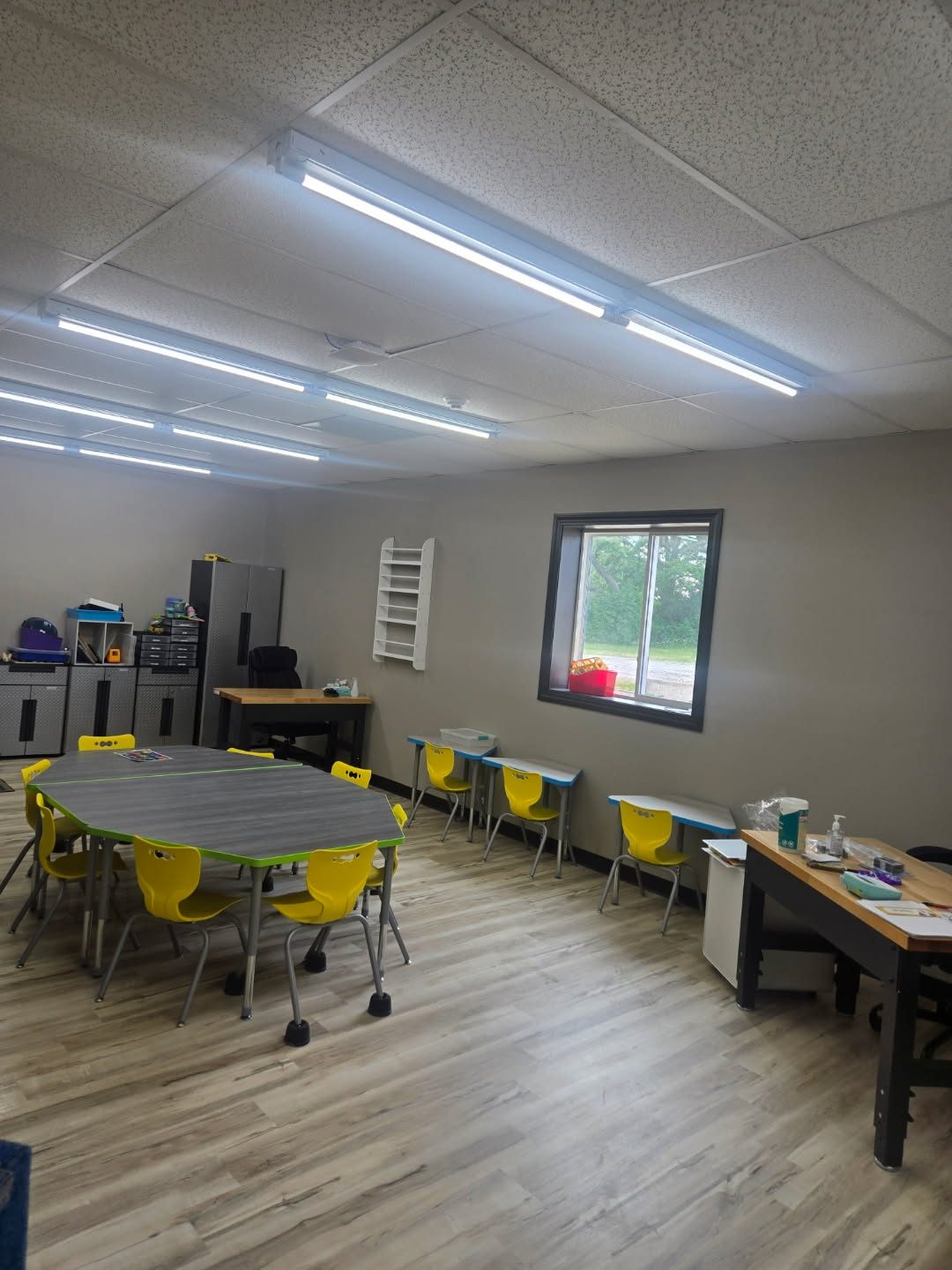 School classroom cleaned and floors mopped by AICS in Urbana, IL